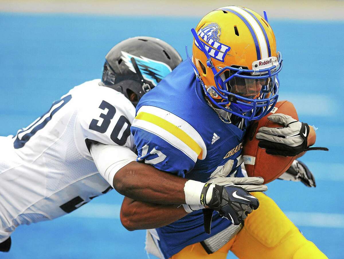 The University of New Haven and Southern Connecticut State meet in their annual rivalry game on Saturday. Both teams have losing records at the halfway point of the season.