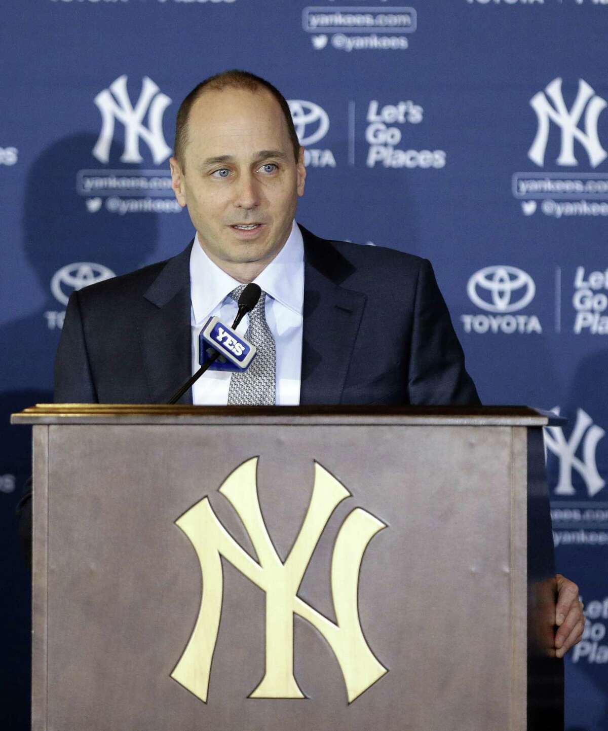 The New York Yankees announced Friday they have re-signed general manager Brian Cashman to a three-year contract.