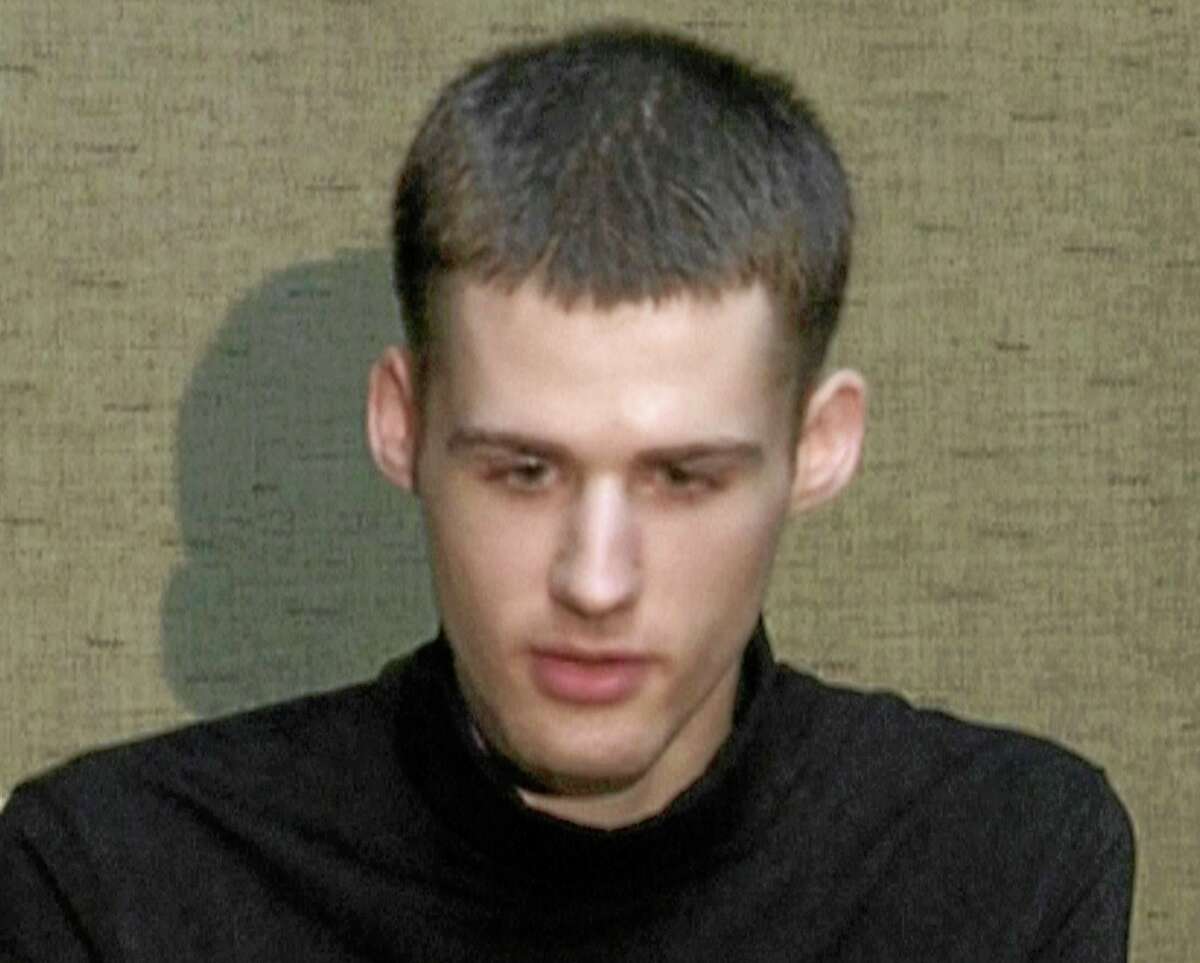 FILE - In this Friday, Aug. 1, 2014, file image taken from video, U.S. citizen Matthew Todd Miller, of Bakersfield, Calif., speaks at an undisclosed location in North Korea. North Korea has said authorities are preparing to bring Miller and another American detainee, Jeffrey Edward Fowle, of Miamisburg, Ohio, before a court, but hasn't yet specified what they did that was considered hostile or illegal, or what kind of punishment they might face. The date of the trial has not been announced. (AP Photo/APTN, File)