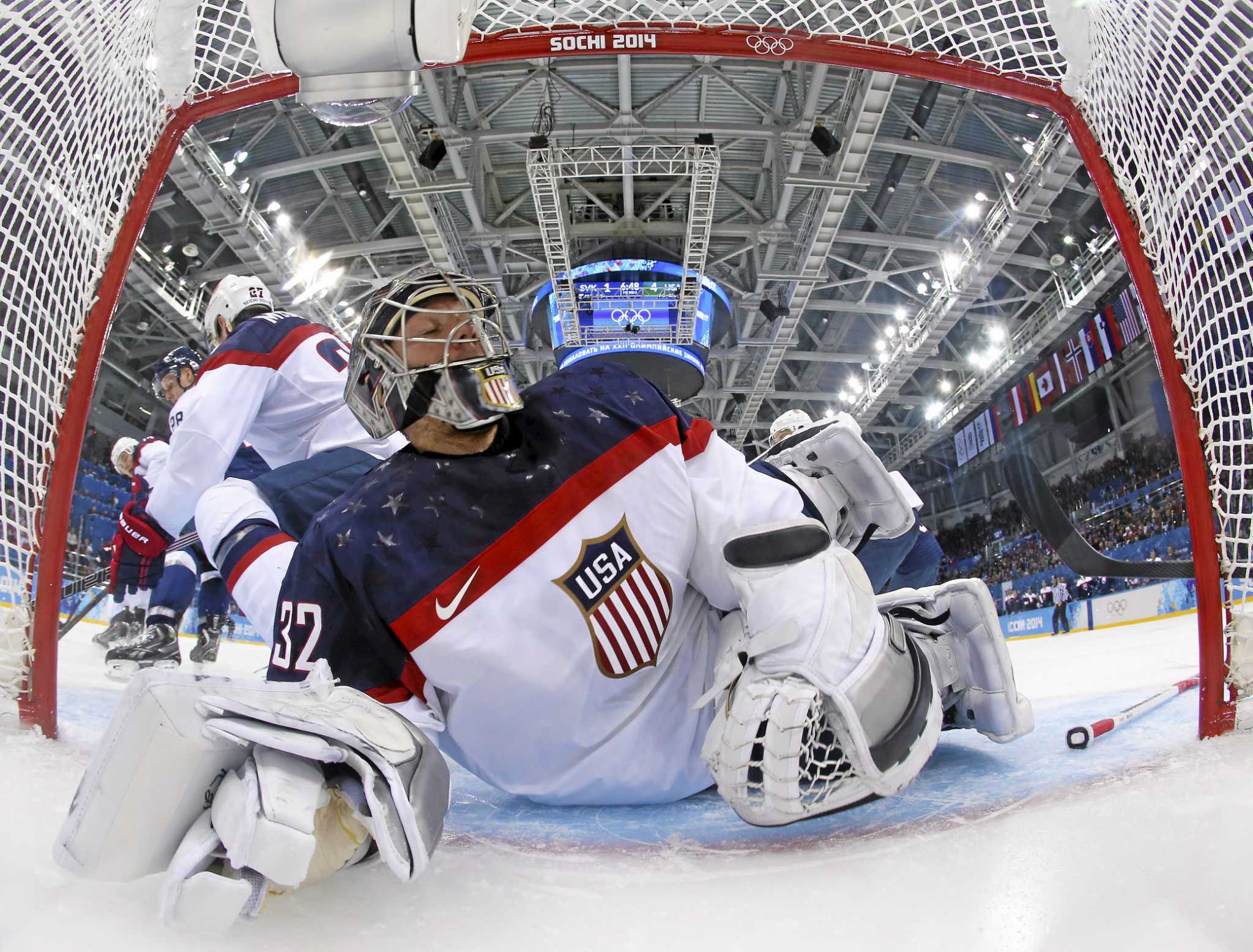 Former Ice player John Carlson at Sochi