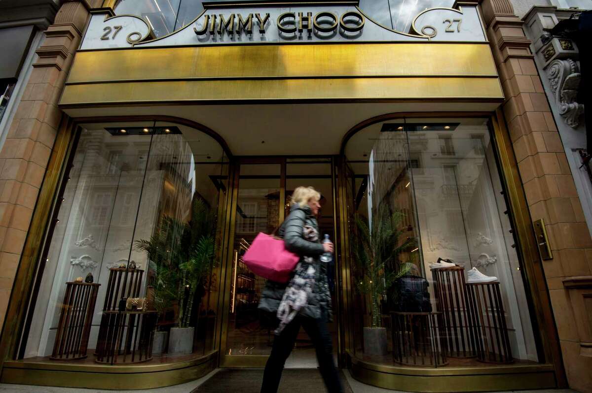 The Jimmy Choo shop on New Bond Street, London. American fashion brand Michael Kors has bought luxury shoemaker Jimmy Choo in a deal worth $1.35 billion (896 million pounds.) Kors said Tuesday.
