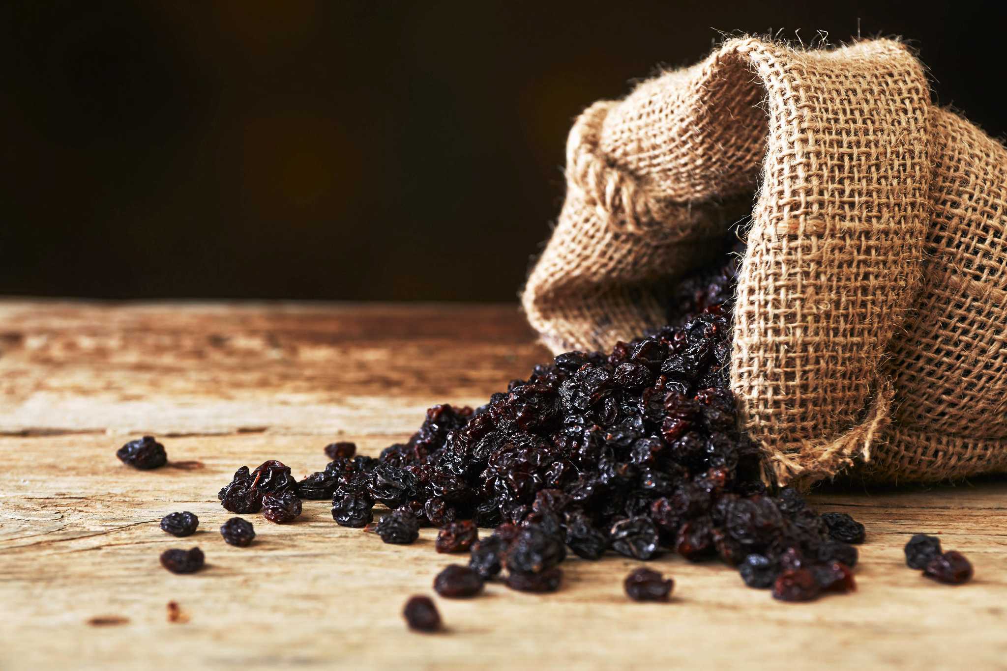 Raisins pack dietary fiber, potassium and some antioxidants