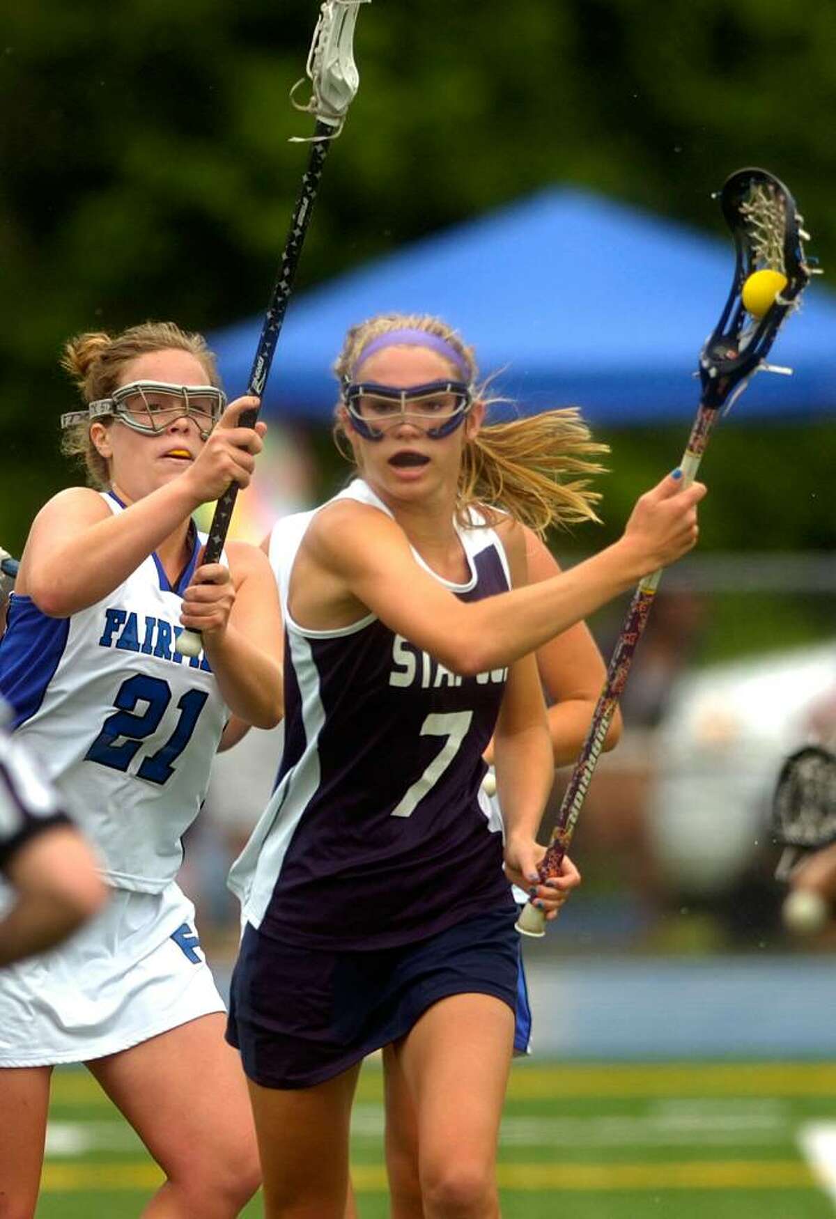 Larson leads Fairfield Ludlowe to first girls lacrosse title
