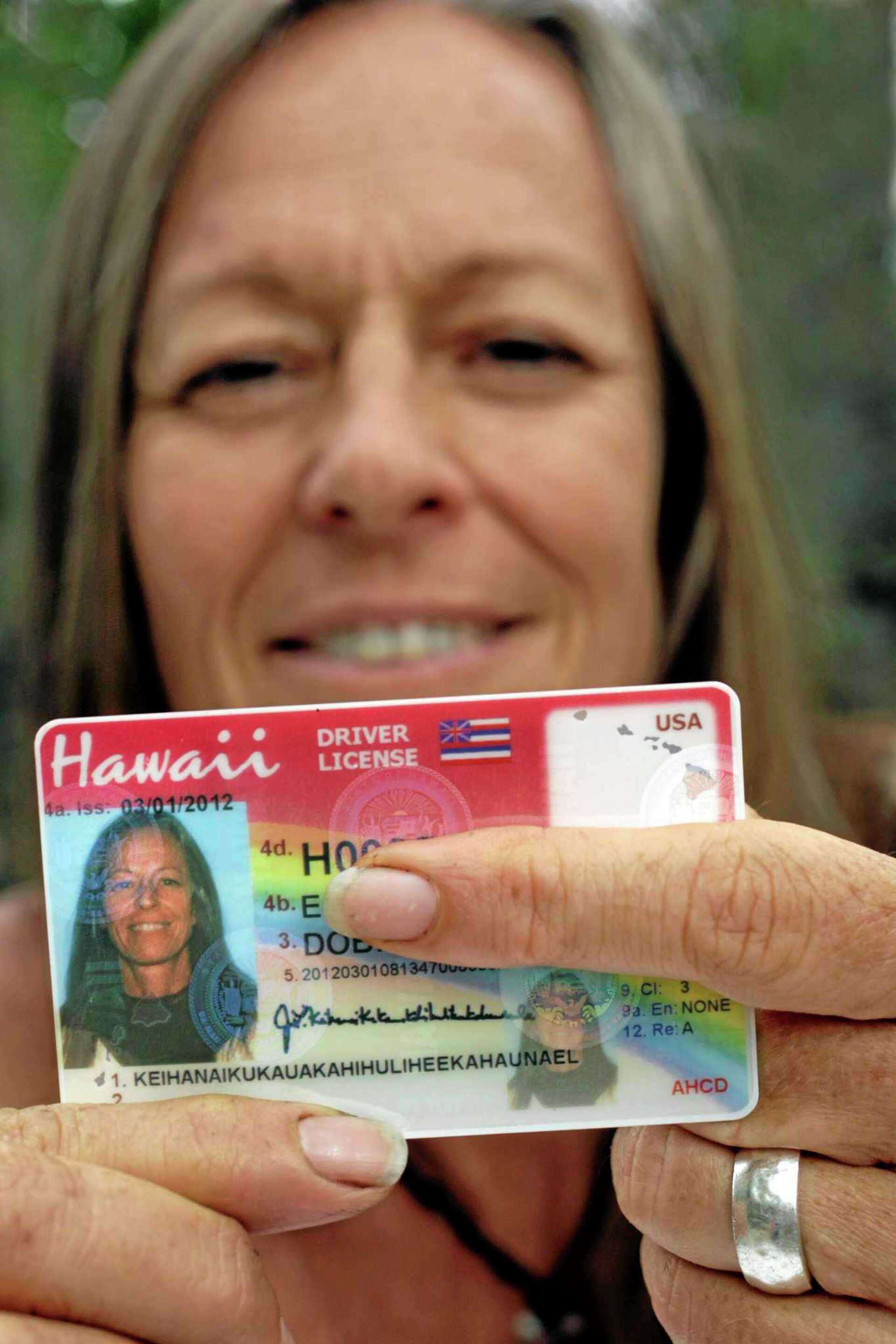 Hawaii can't fit woman's last name on driver's license