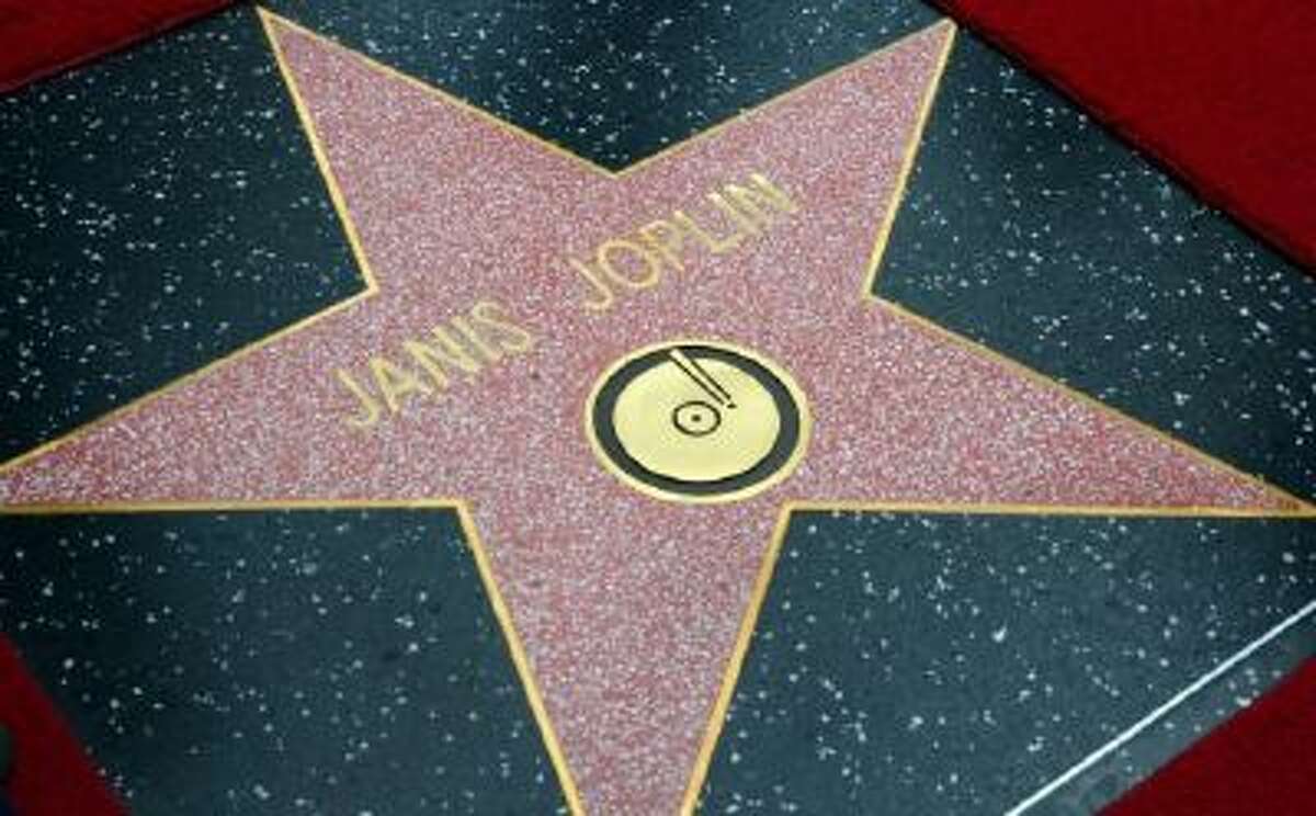The Janis Joplin 'Star' is unveiled during a posthumous Hollywood Star ceremony on Nov. 4, 2013 in Hollywood, Calif.