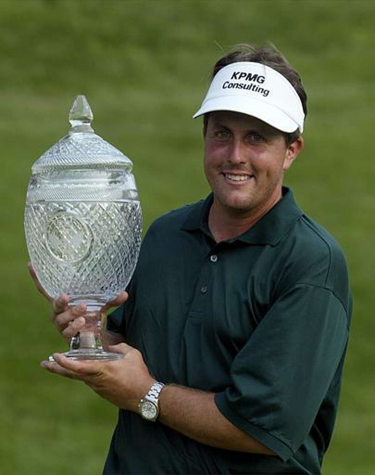 Phil Mickelson hasn't been to Cromwell since 2003 but he hasn't ruled out a return, thanks to the persistence of tournament director Nathan Grube and the organizers of the Travelers Championship. (AP)