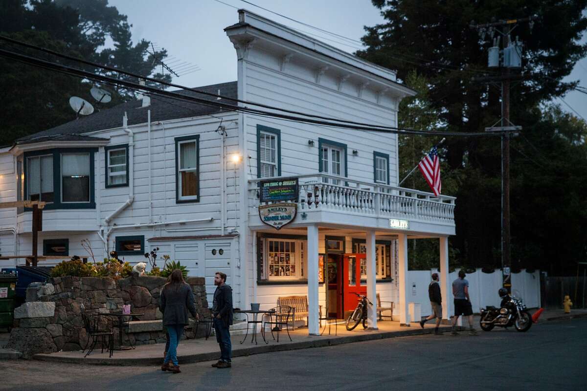 Smiley's Schooner Saloon, the oldest saloon west of the Mississippi (Est. 1851) in Bolinas, California, USA 23 Jul 2017. (Peter DaSilva/Special to The Chronicle)