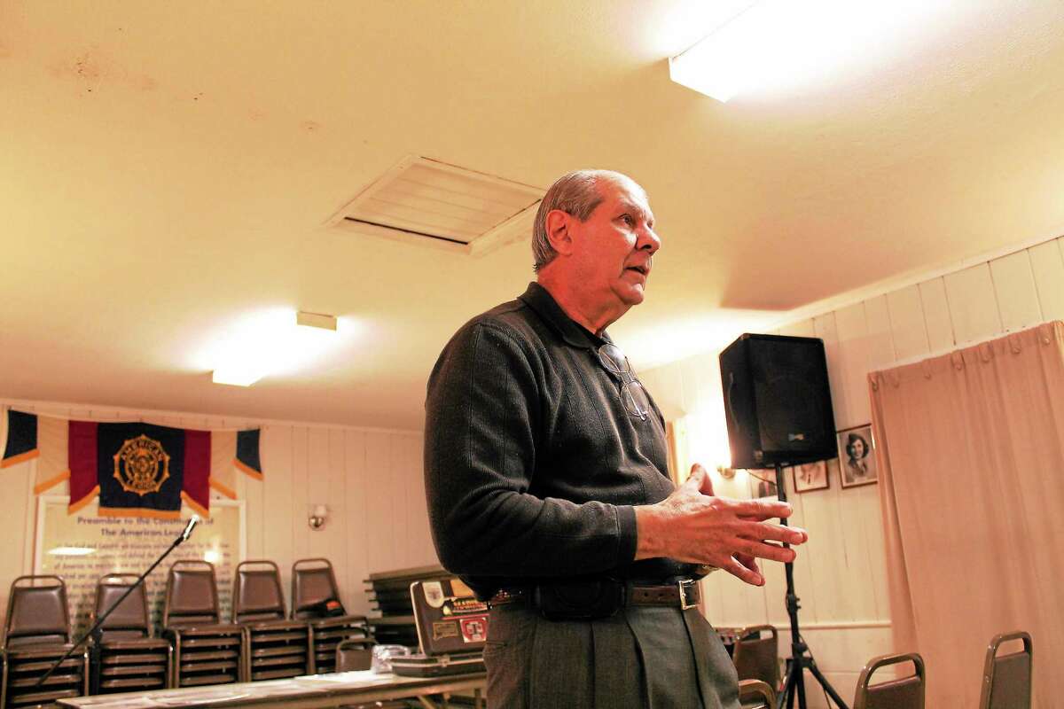 Angelo Appi Sr., a retired New Haven Cop, urges North Haven public schools to assign an armed officer at each school.