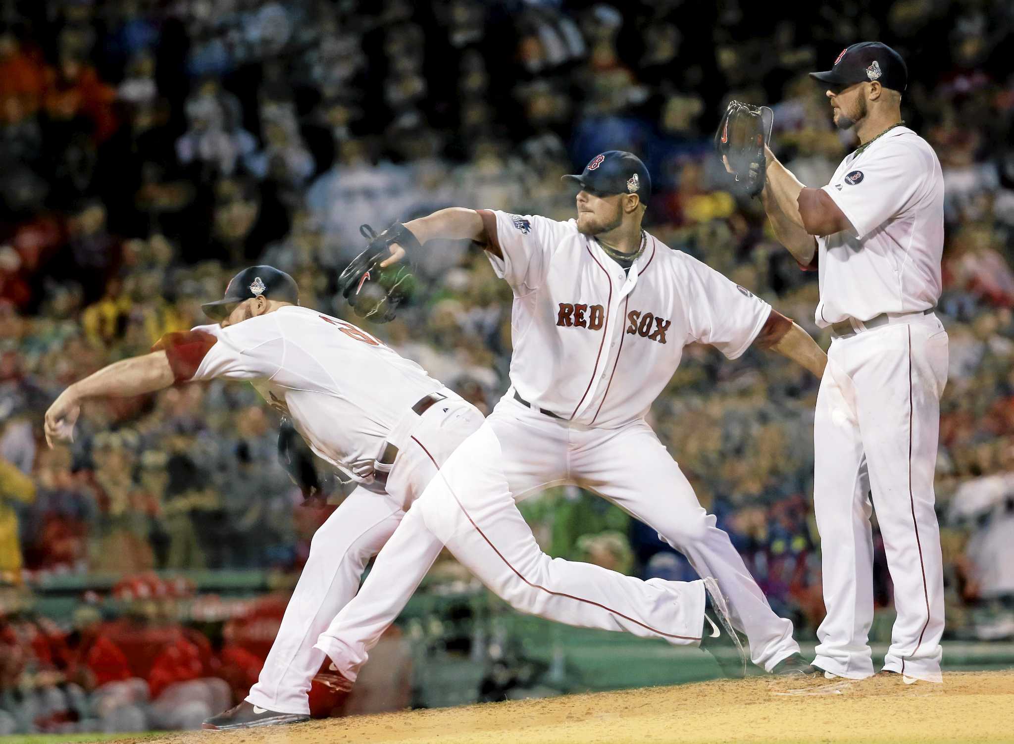 Red Sox hold ace-high hand as Jon Lester beats Cardinals - Los Angeles Times
