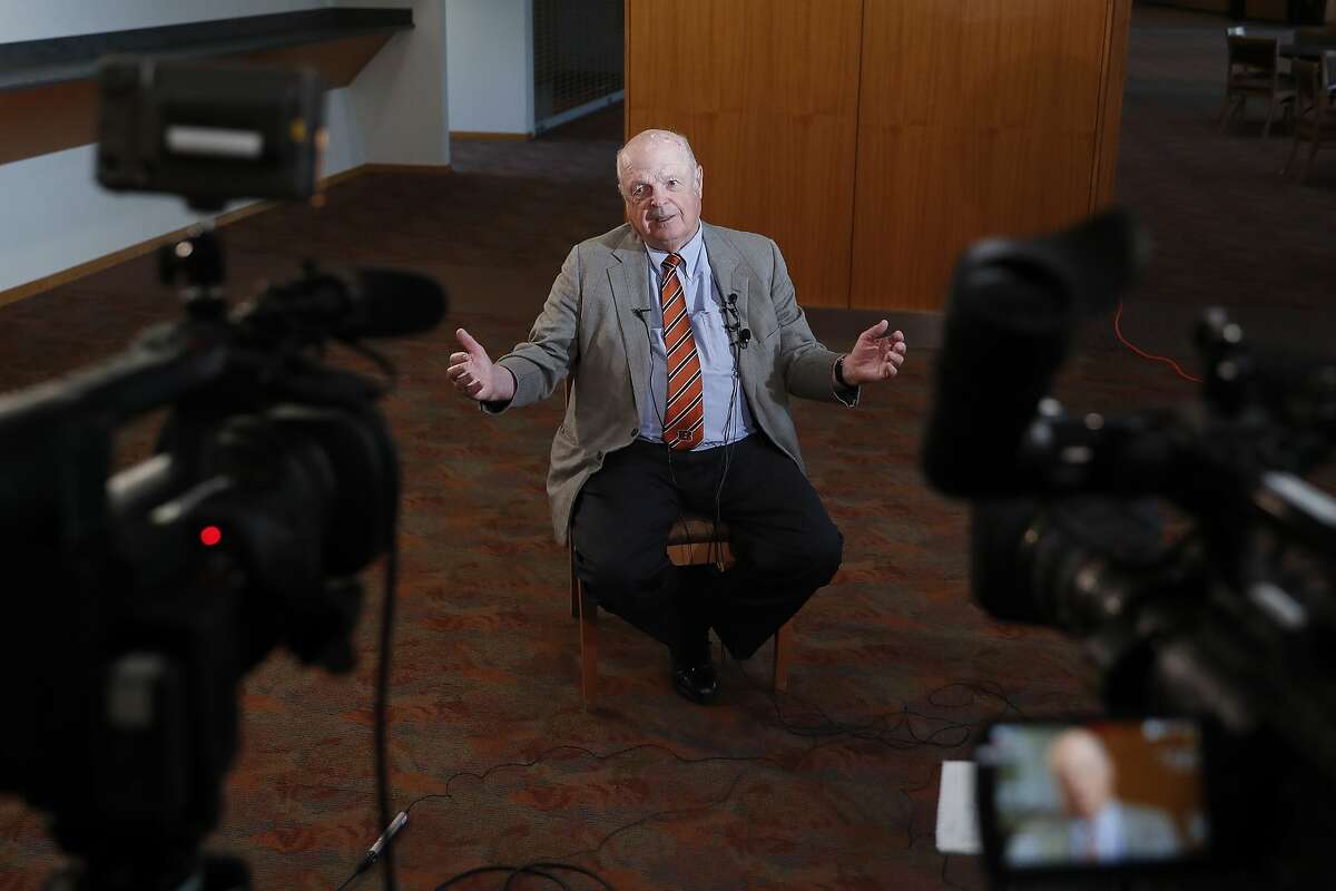 April 9, 2018 - Eric Reid meets with Bengals owner Mike Brown (above), but refuses to clarify his plans for behavior during the national anthem in the upcoming season. Above, Brown is interviewed during a media luncheon in July, 2017, in Cincinnati.