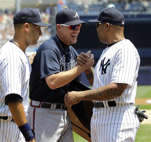 Former Atlanta Brave third baseman Chipper Jones and Taylor