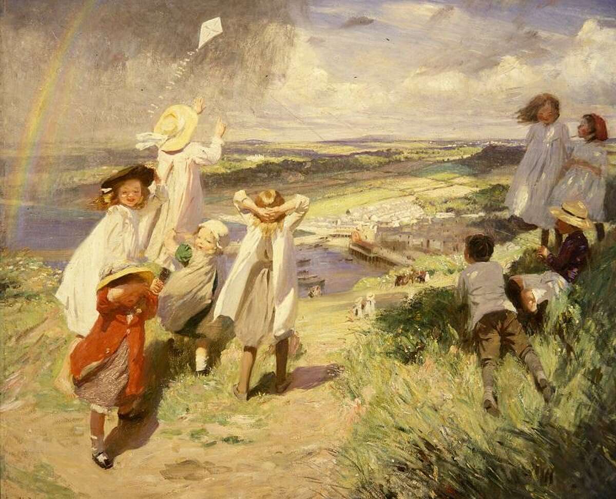 Laura Knight, Flying the Kite, 1910, oil on canvas, South African National Gallery, Cape Town