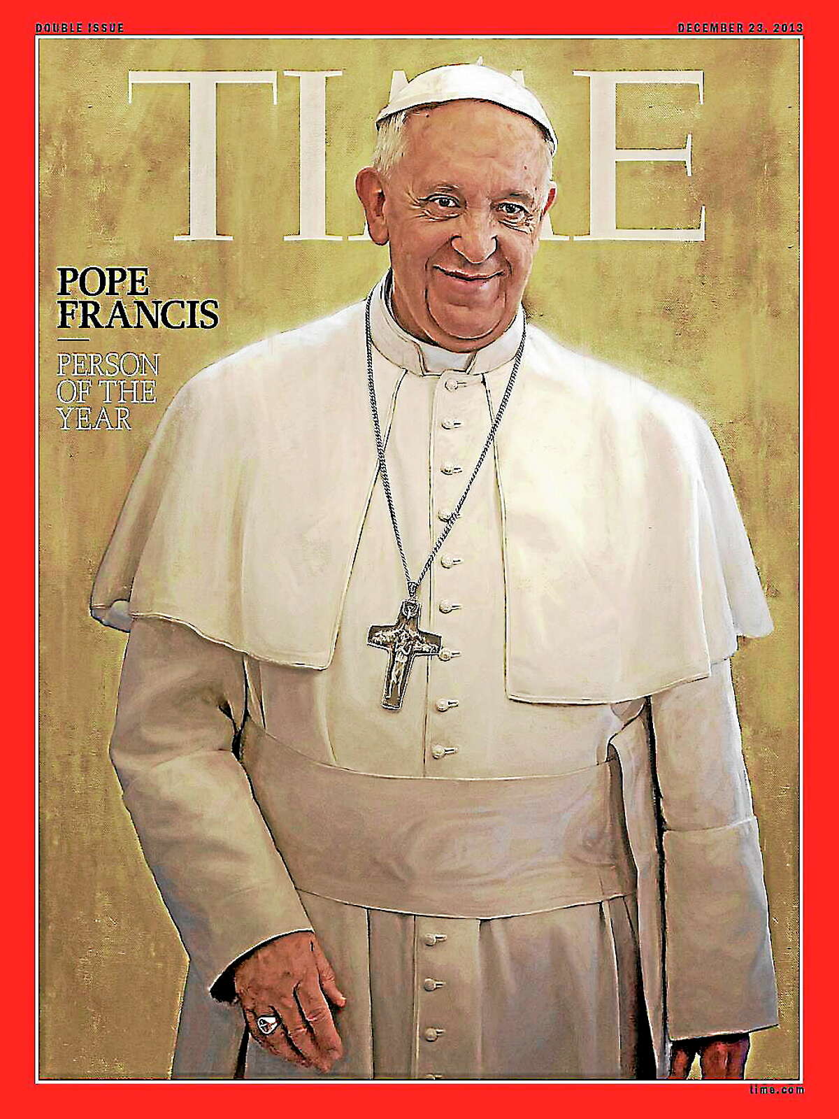 Pope Francis was named Time magazine's Person of the Year for 2013.