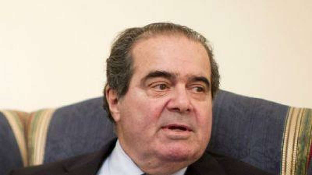 Supreme Court Justice Antonin Scalia is interviewed by The Associated Press, Thursday, July 26, 2012, at the Supreme Court in Washington. (Haraz N. Ghanbari/AP)