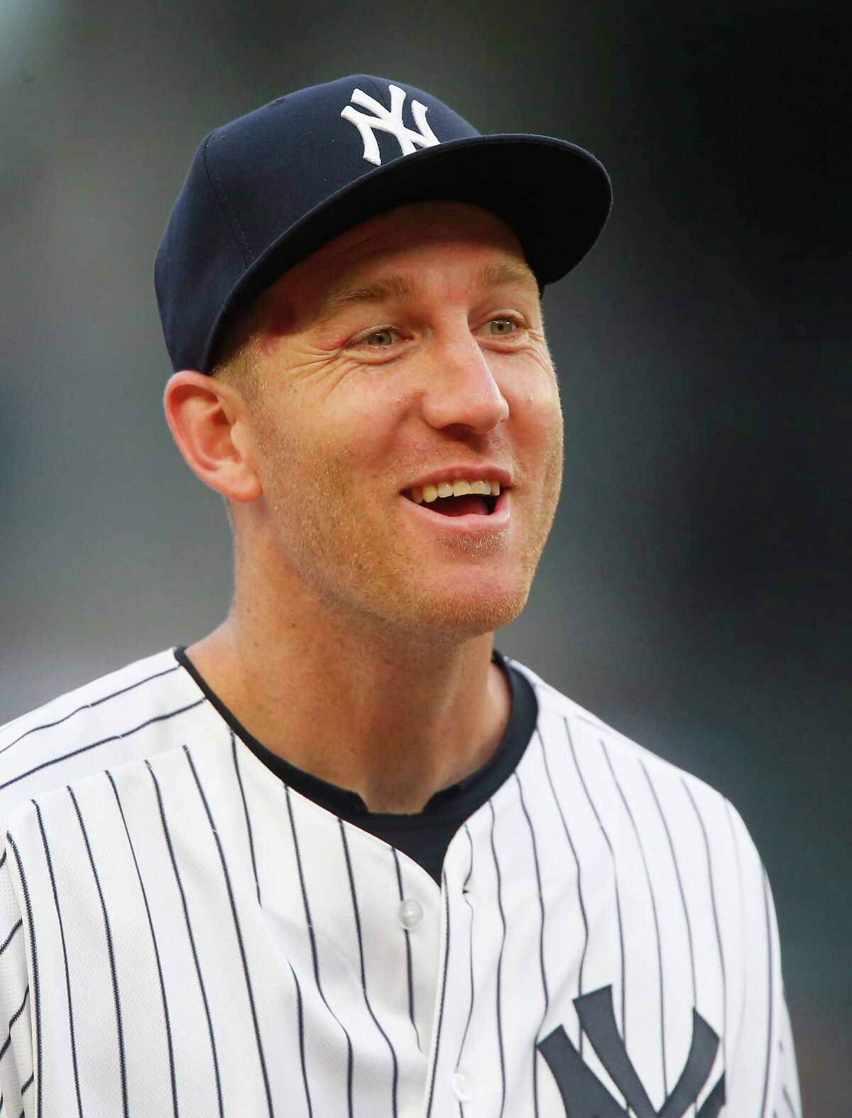 NEW YORK, NY - JULY 25: Todd Frazier #29 of the New York Yankees looks on before a game against the Cincinnati Reds at Yankee Stadium on July 25, 2017 in the Bronx borough of New York City. (Photo by Jim McIsaac/Getty Images) ORG XMIT: 700011746