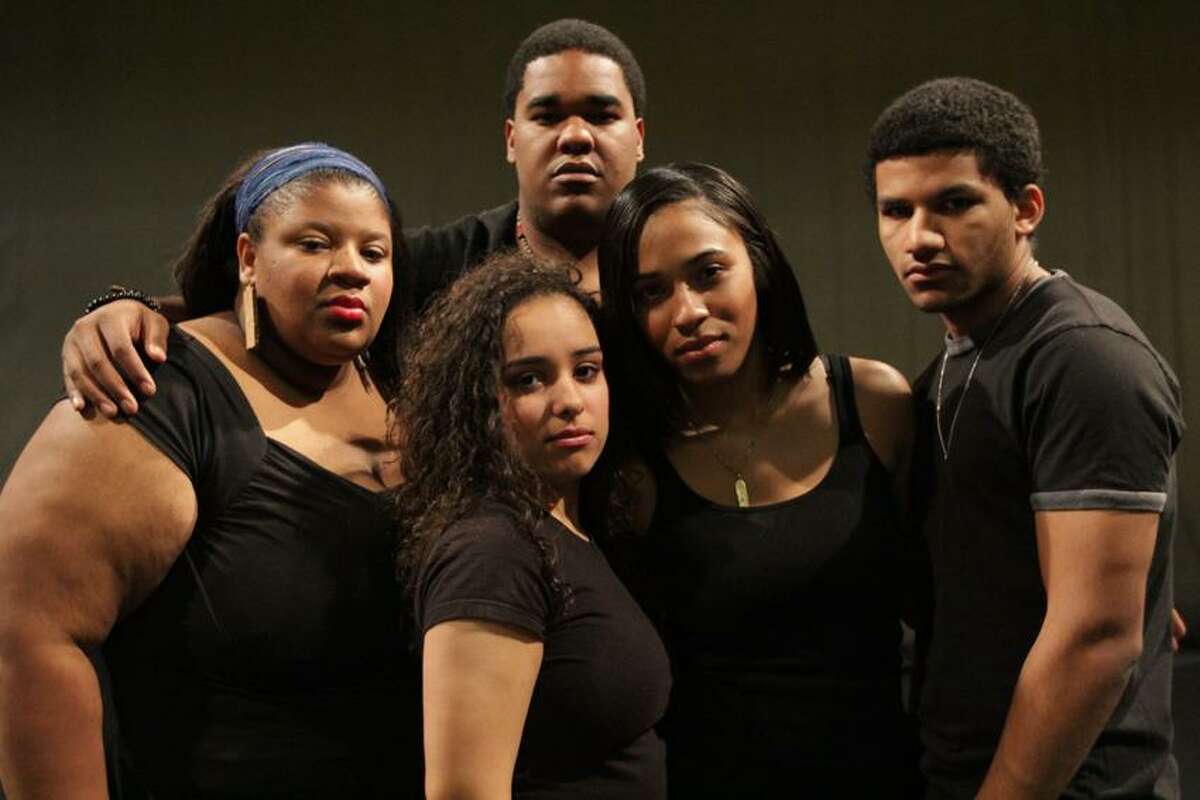 Contributed photo: The First Wave Hip Hop Touring Theater Ensemble, Cydney Edwards, left, Janel Herrera, Andrew Thomas, Thiahera Nurse and Christian Robinson are the elite performers of the University of Wisconsin-Madison's dynamic Urban Arts Learning Community.