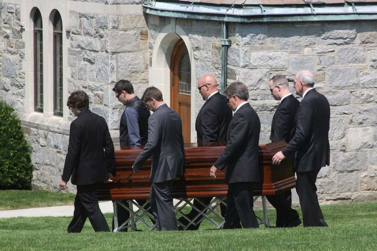 A funeral for Eric Langlois was held Monday at Chapel of Our Lady at Canterbury School. Walter Kidd/Litchfield County Times