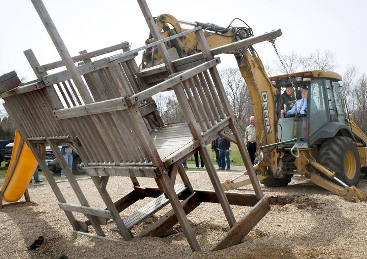 Ansonia makes way for playground