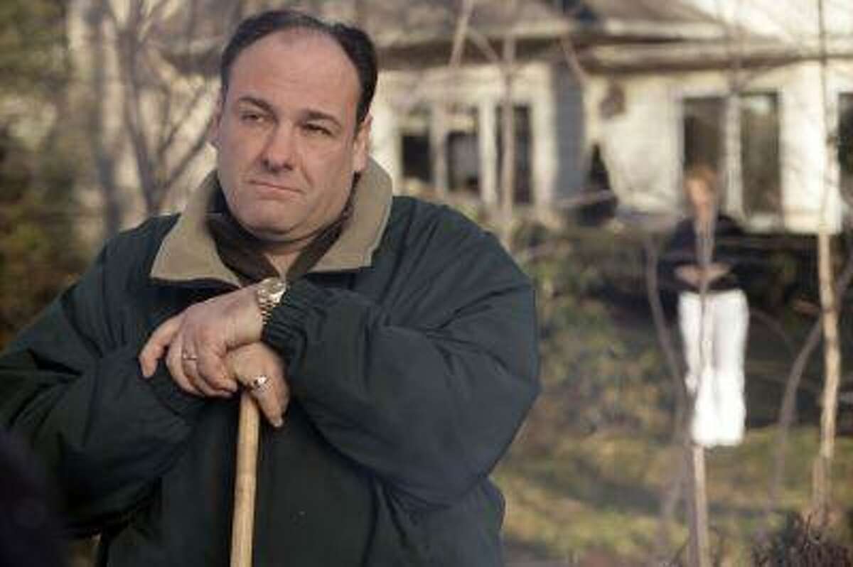 In this photo, released by HBO in 2007, James Gandolfini portrays Tony Soprano in a scene from one of the last episodes of the HBO dramatic series "The Sopranos." (AP Photo/HBO, Craig Blankenhorn)