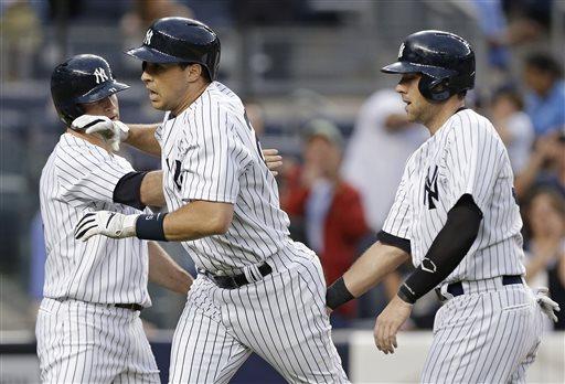 Curtis Granderson, Mark Teixeira Launch Homers as Yanks Beat