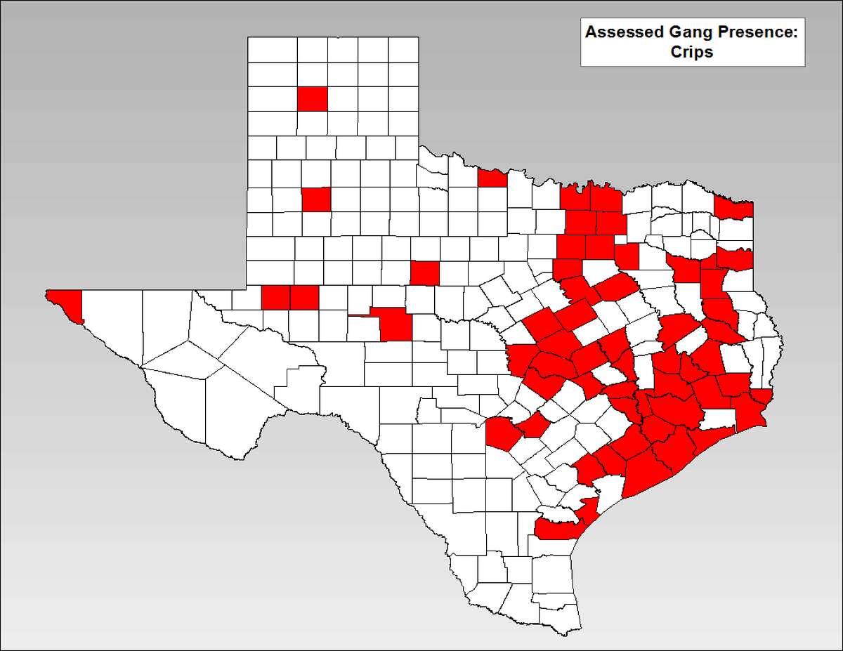 Map: Where Texas' most significant gangs, criminal groups are located