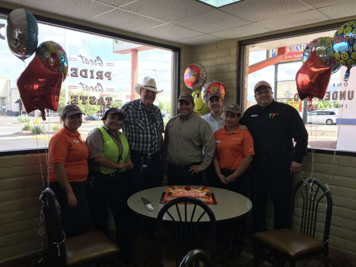 Whataburger throws 90-year-old employee a birthday party