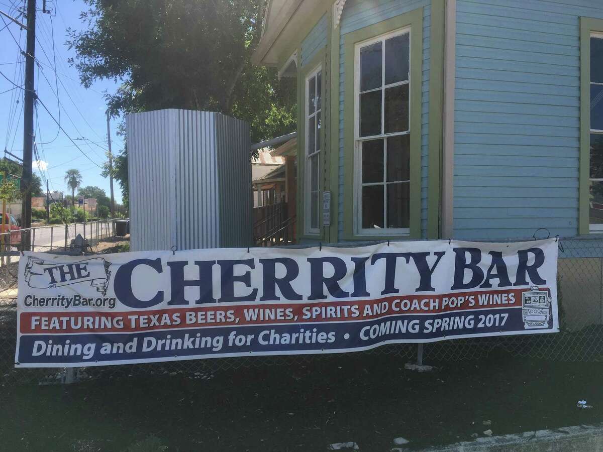 The planned Cherrity Bar at 302 Montana St. sits next door to the Alamodome and is a project spearheaded by David Malley. The aim of the bar, which Malley hopes will open in October, is to provide philanthropic support to area nonprofits.