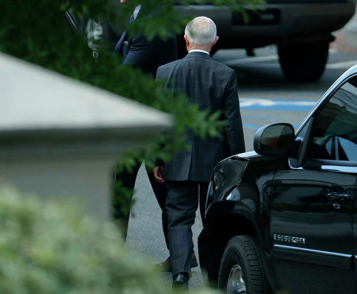 Attorney General Jeff Sessions leaves the White House in Washington, Tuesday, July, 26, 2017. (AP Photo/Pablo Martinez Monsivais)