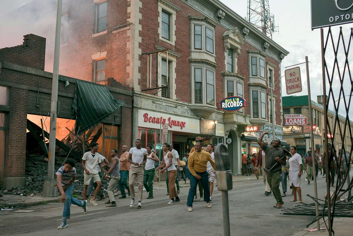 This image released by Annapurna Pictures shows a scene from "Detroit." (Francois Duhamel/Annapurna Pictures via AP)