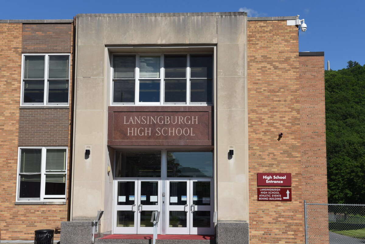 Exterior of Lansingburgh High School on Wednesday afternoon, June 7, 2017, in Troy, N.Y. (Will Waldron/Times Union)