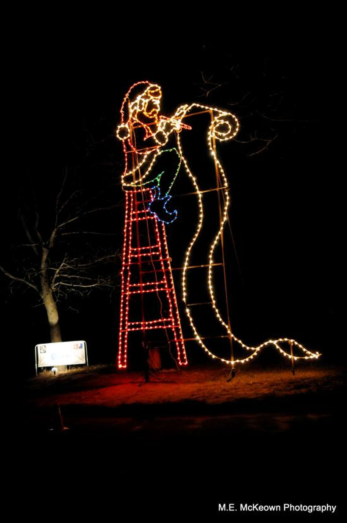 Contributed photo: Fantasy of Lights continues at Lighthouse Point Park in New Haven through the end of December.