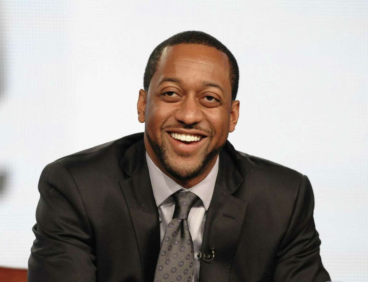 Actor Jaleel White speaks during the Jan. 7 panel discussion for his upcoming Syfy channel game show "Total Blackout" at the Television Critics Association Winter Press Tour for NBC Universal in Pasadena , Calif. White will be among the 12 celebrity contestants on the next season of the ABC dancing competition, premiering March 19. Associated Press