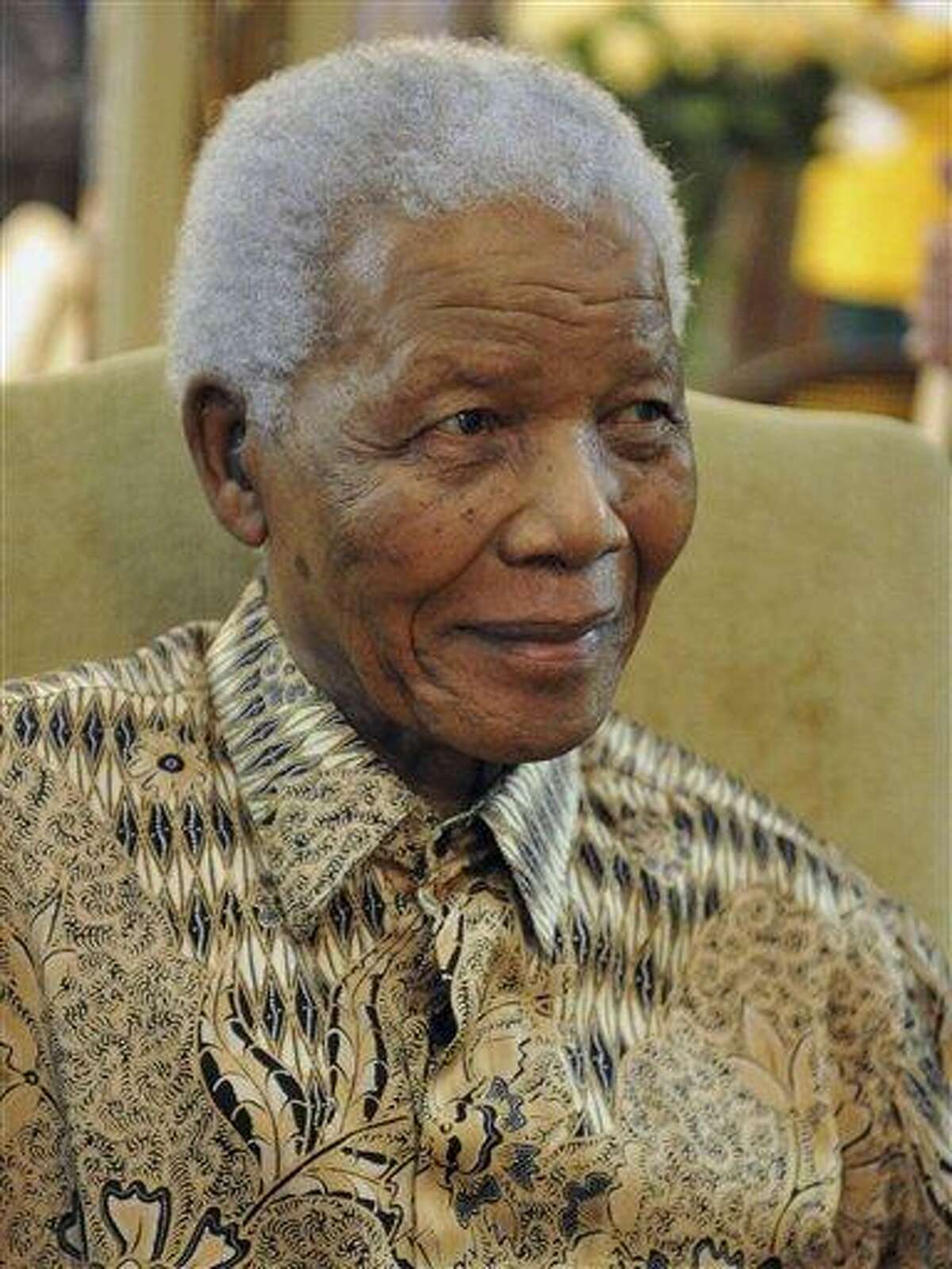 Former South African President Nelson Mandela. Associated Press file photo