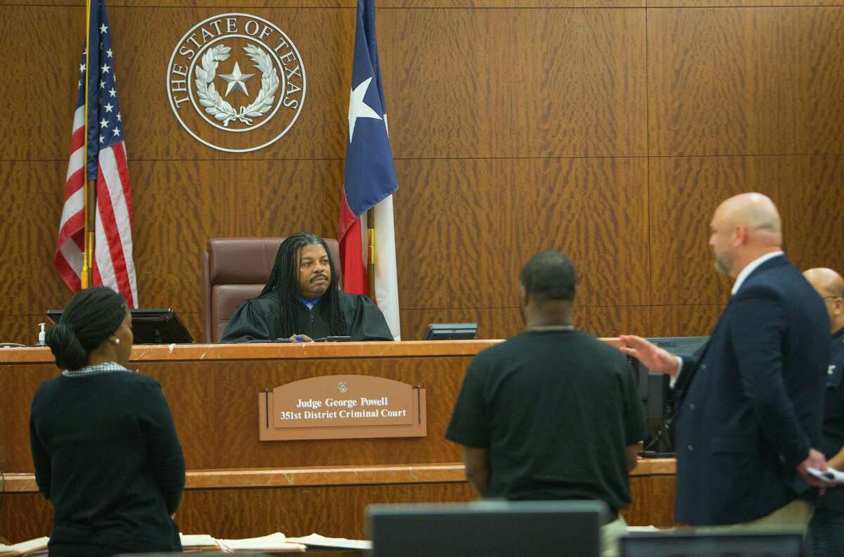 George Powell of the 351st District Court was one of the three active Harris County District Judges admonished.
