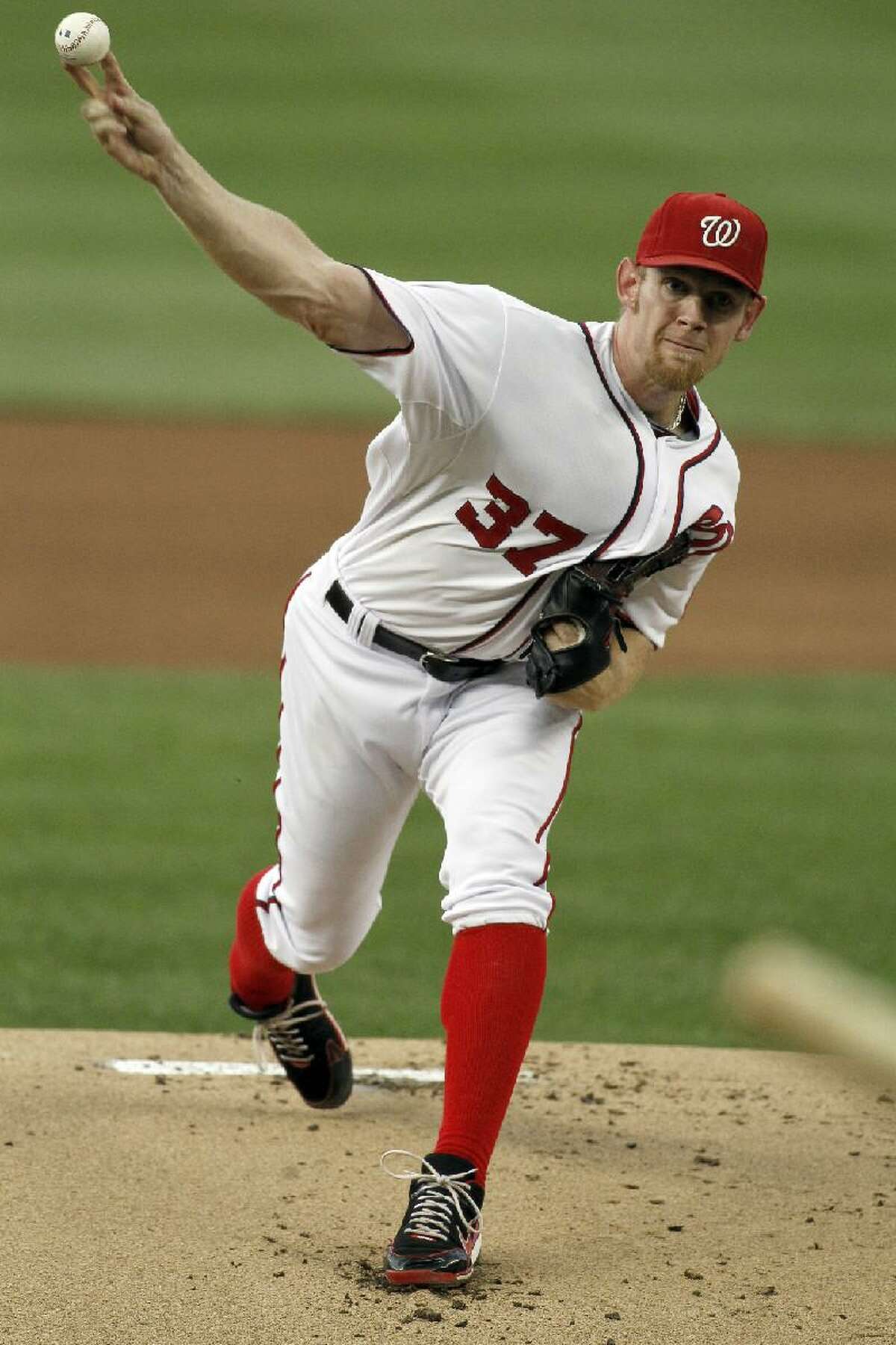 Former Torrington Twister Stephen Strasburg strikes out 10 in six innings  for his 15th win