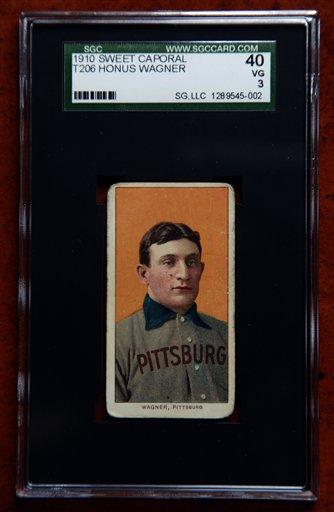 Rare Honus Wagner card sells for $1.2m - The Boston Globe