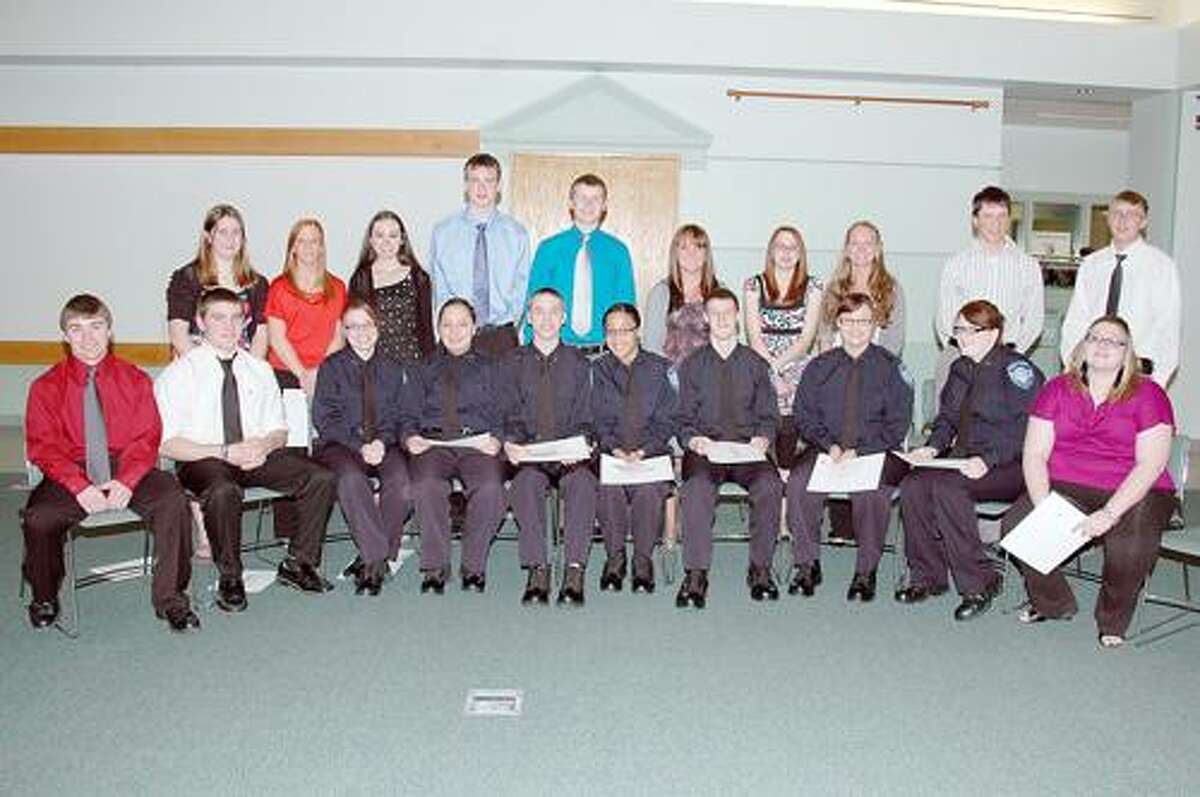 Photo Courtesy MADISON ONEIDA BOCES The newly-inducted members of the BOCES Honor Society.