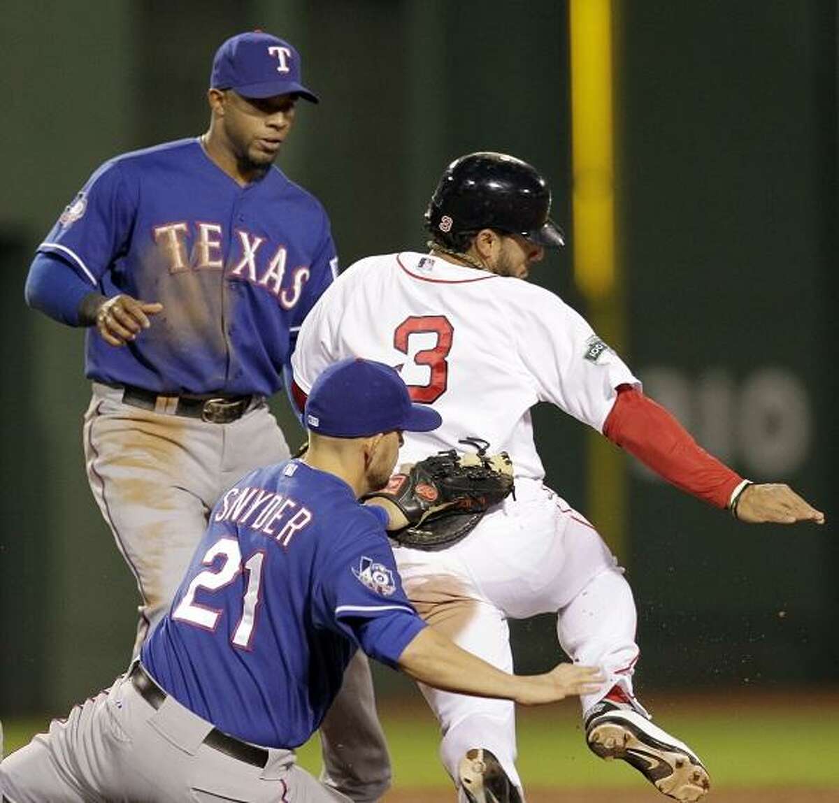 RED SOX: Mike Napoli drives in four as Rangers win, 6-3