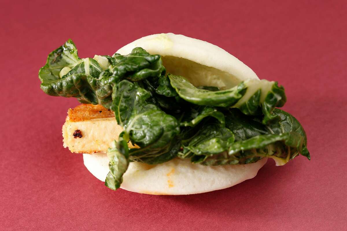 Chairman Bao's miso tofu steamed bun as seen in San Francisco, California, on March 9, 2011.