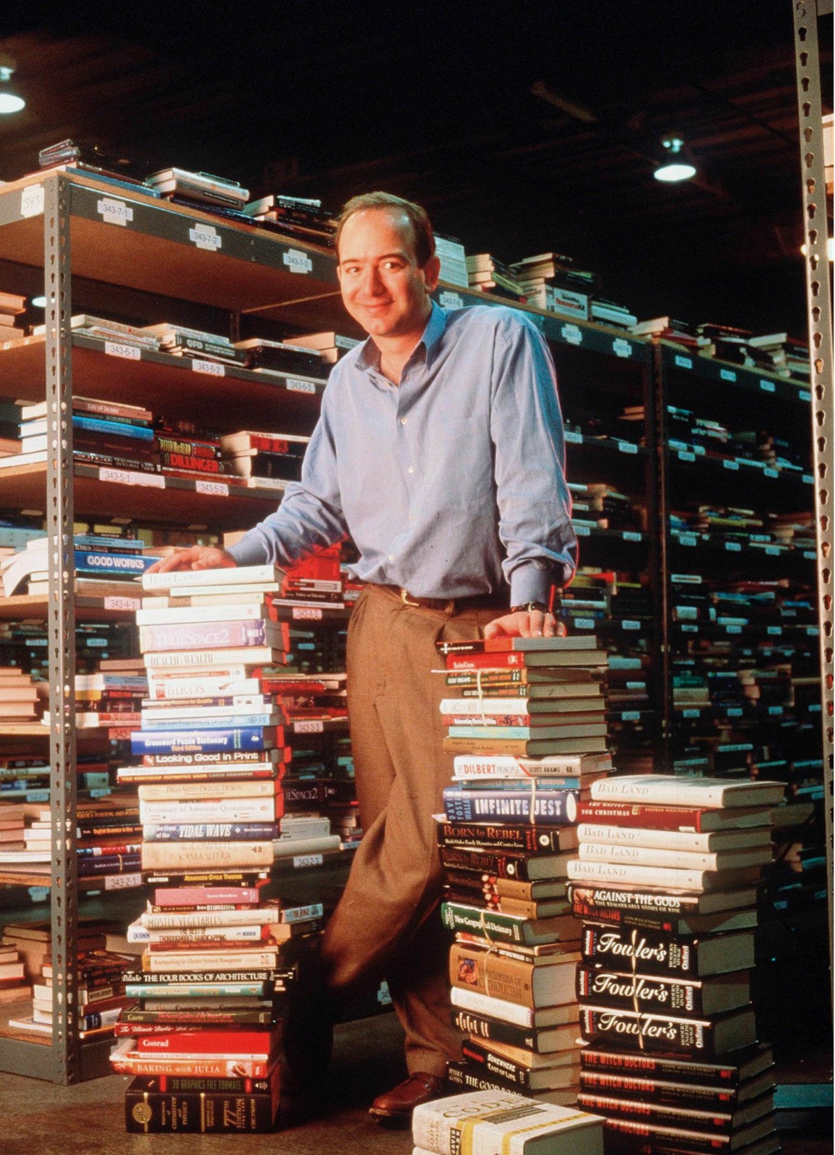 Jeff Bezos in 1997, three years after founding Amazon.