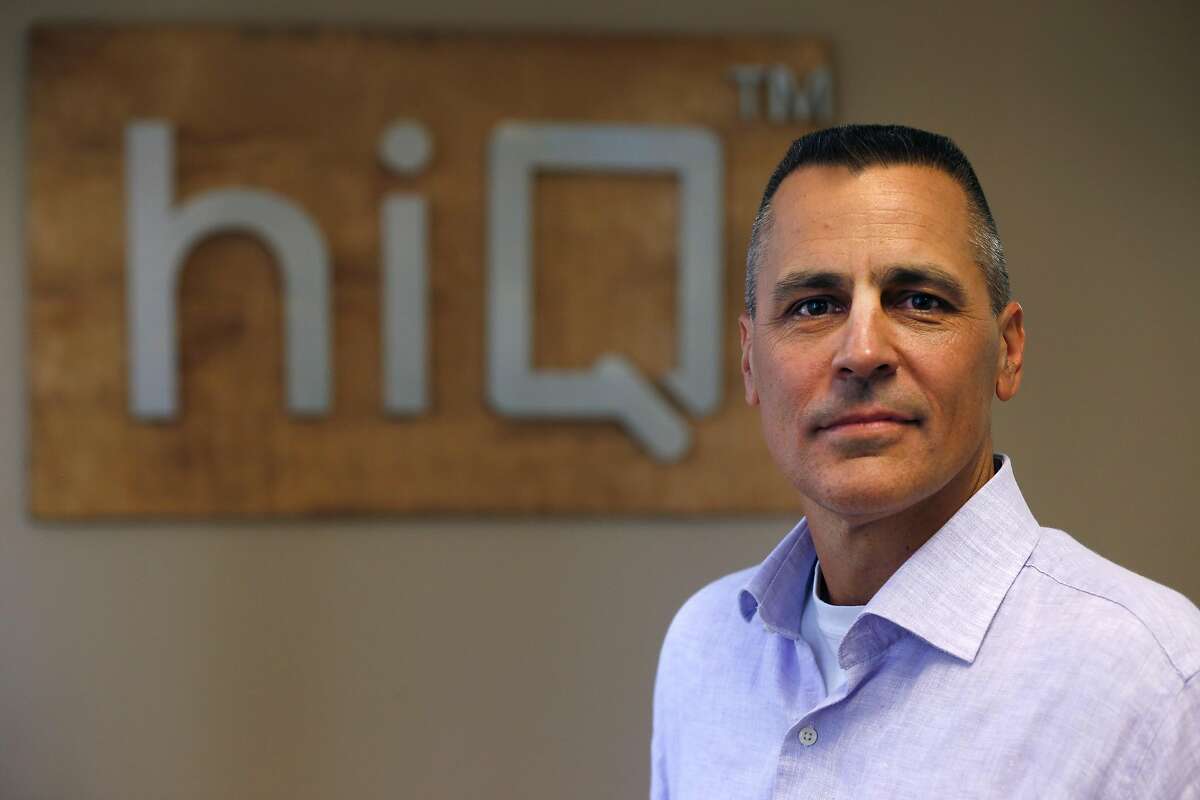 Mark Weidick, CEO of data analytic startup HiQ, is seen the company's office in San Francisco, Calif. on Thursday, July 6, 2017. HiQ is in a legal dispute with LinkedIn, which is accusing HiQ of improperly using public data from its site.