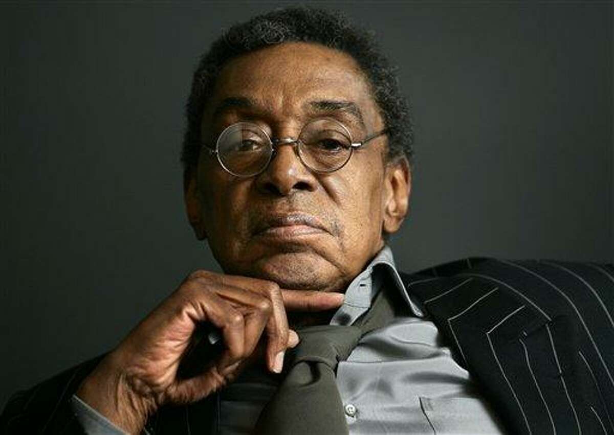 This 2006 file photo shows Don Cornelius at his office in Los Angeles. Cornelius, creator of the long-running TV dance show "Soul Train," shot himself to death Wednesday morning at his home in Los Angeles, police said. He was 75. Associated Press