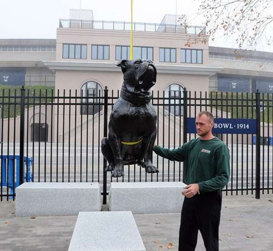 yale stuffed bulldog