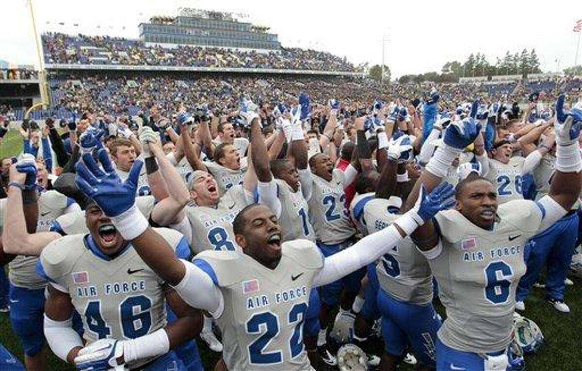 Air Force is among the schools the Big East would like to add for football only.(AP Photo/Luis M. Alvarez)