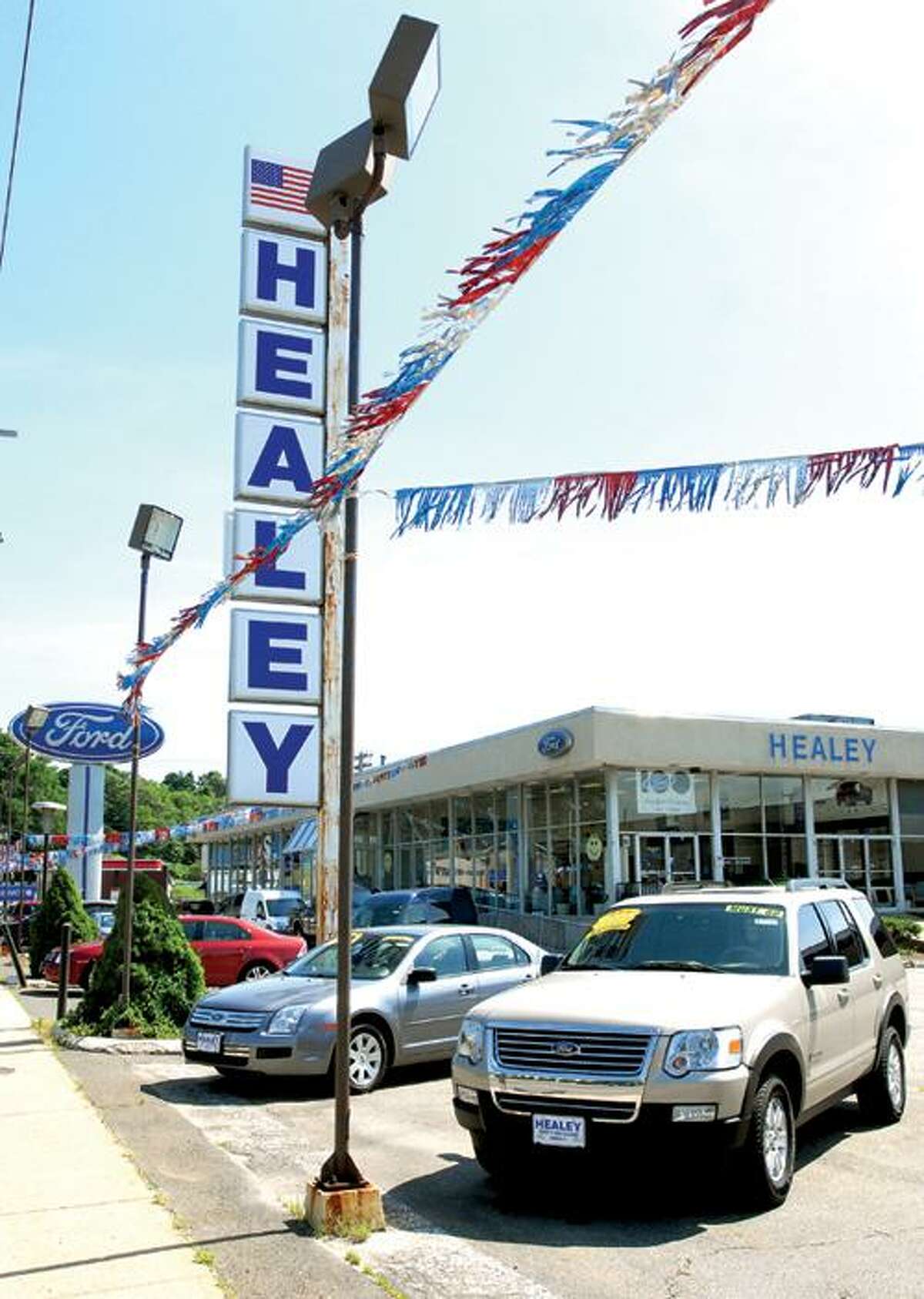 The Healey Ford dealership in Ansonia closed Friday after 62 years in business. Arnold Gold/Register
