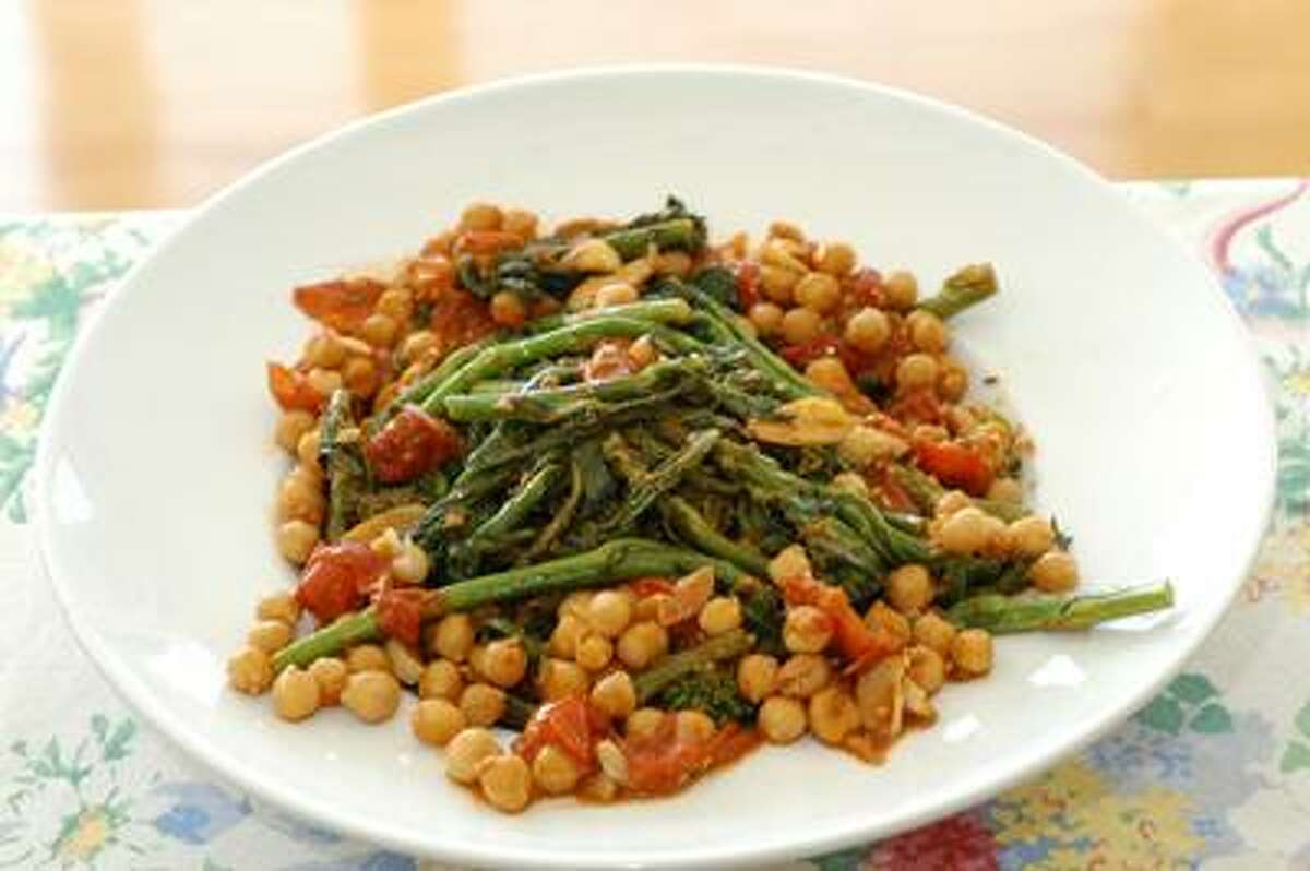 Broccoli rabe with chickpeas. Frank Criscuolo/For the Register