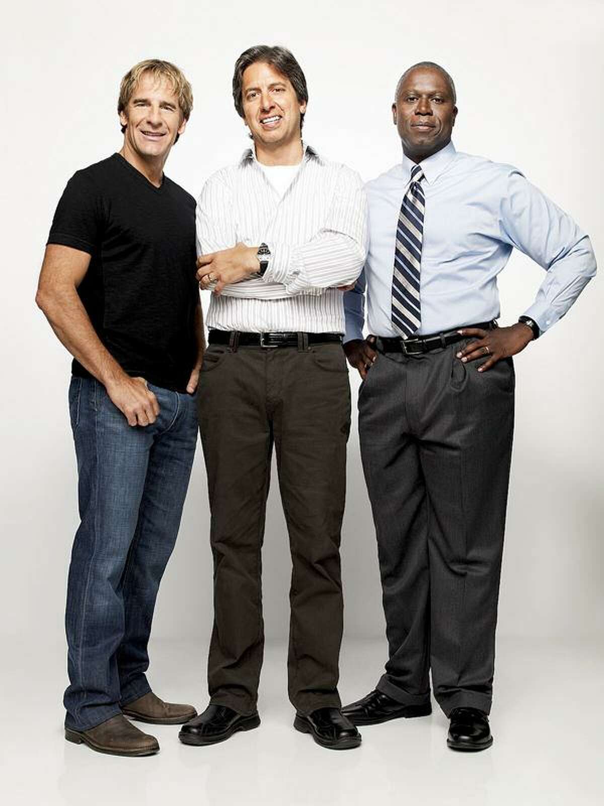 Scott Bakula, left, Ray Romano and Andre Braugher are "Men of a Certain Age."