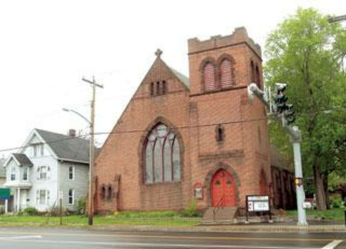 The Annex YMA Club at 554 Woodward Ave. and St. Andrews United Methodist Church at 458 Forbes Ave. are among the longtime landmarks in the Annex. (Melanie Stengel/Register)