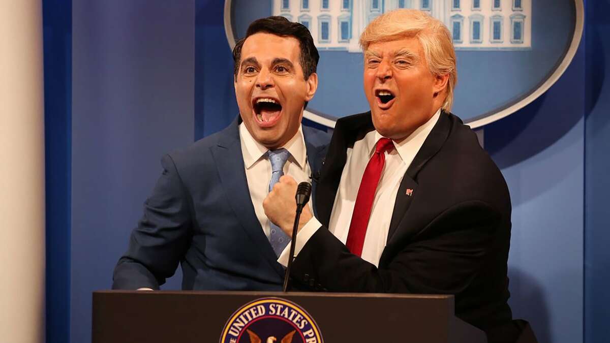 Mario Cantone as new White House communications director Anthony Scaramucci. (Comedy Central)