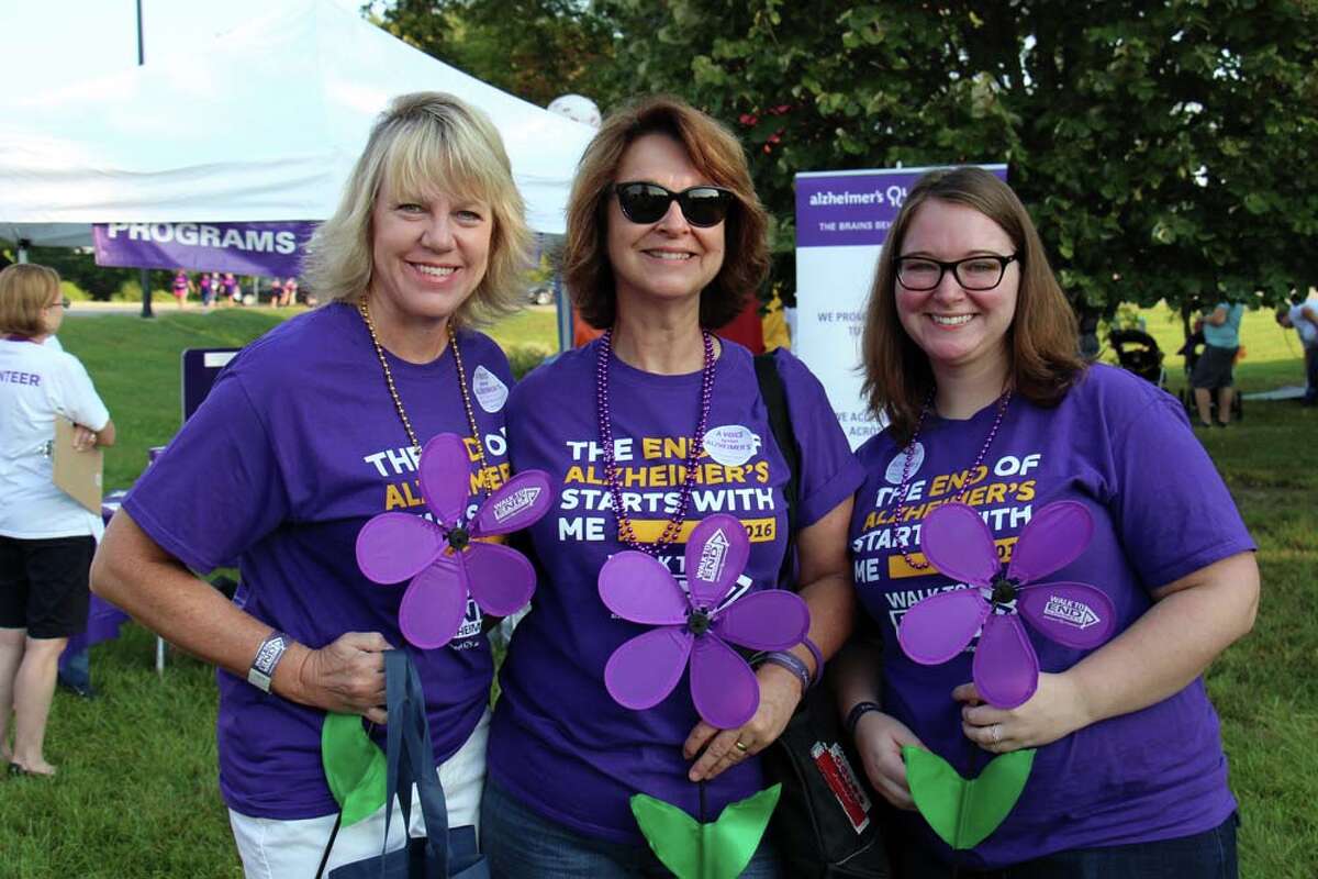 This group participated in last year's Walk to End Alzheimer's. This year's event is scheduled Sept. 23 at SIUE.